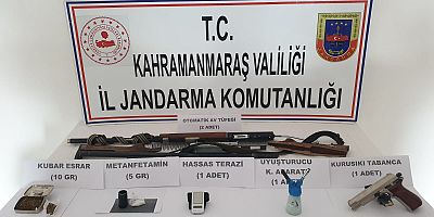 KAHRAMANMARAŞ’TA UYUŞTURUCUDAN 3 KİŞİ YAKALANDI