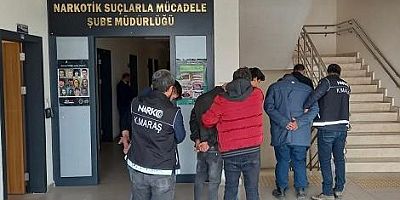 KAHRAMANMARAŞ’TA UYUŞTURUCUDAN 4 KİŞİ TUTUKLANDI