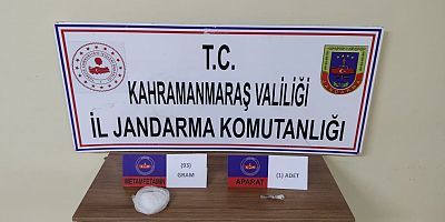 KAHRAMANMARAŞ’TA  ÜZERİNDE UYUŞTURUCUYLA YAKALANDI