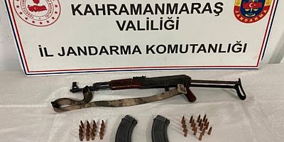 KAHRAMANMARAŞ’TA UZUN NAMLULU SİLAH ELE GEÇİRİLDİ