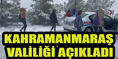KAHRAMANMARAŞ’TA YARIN OKULLAR TATİL