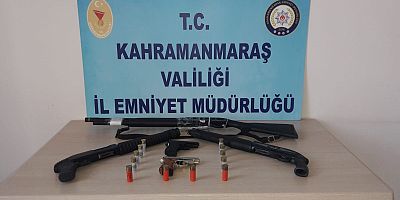 KAHRAMANMARAŞ’TA YASA DIŞI 29 SİLAH ELE GEÇİRİLDİ
