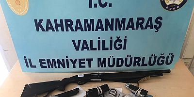 KAHRAMANMARAŞ’TA YASA DIŞI SİLAH KULLANAN 6 KİŞİ YAKALANDI