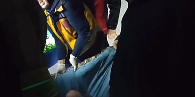 KAHRAMANMARAŞ’TA YAŞLI ADAM SON ANDA KURTARILDI