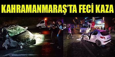 KAHRAMANMARAŞ’TA ZİNCİRLEME KAZA: 3 YARALI