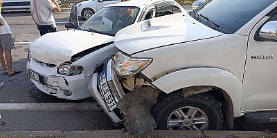 -KAHRAMANMARAŞ’TA ZİNCİRLEME KAZA: 4 YARALI