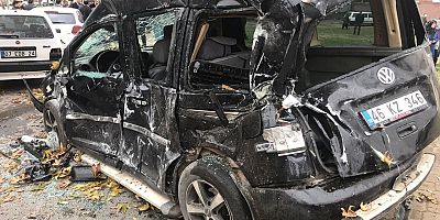 KAHRAMANMARAŞ’TA ZİNCİRLEME KAZA KAMERADA
