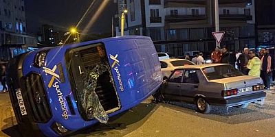 KAHRAMANMARAŞ’TA ZİNCİRLEME KAZA: YARALILAR VAR