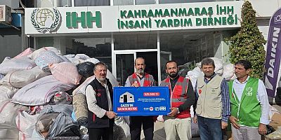KAHRAMANMARAŞ’TAN GAZZE’YE UZANAN YARDIM ELİ