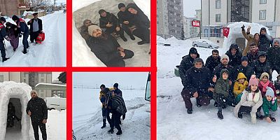 KAHRAMANMARAŞ’TAN KAR MANZARALARI