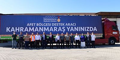 KAHRAMANMARAŞ’TAN SEL BÖLGESİNE 4. YARDIM TIRI