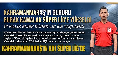 KAHRAMANMARAŞ’TAN SÜPER LİG’E: BURAK KAMALAK ZİRVEYE ULAŞTI
