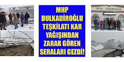 KAHRAMANMARAŞ VE ÇEVRESİNDE SON 20 YILIN EN YOĞUN KAR YAĞIŞI GERÇEKLEŞTİ!