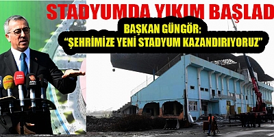 KAHRAMANMARAŞ YENİ STADYUMUNA KAVUŞUYOR