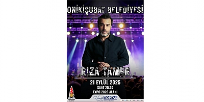 KAHRAMANMARAŞLI SANATÇI RIZA TAMER, BUGÜN EXPO ALANI’NDA SAHNE ALACAK