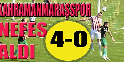 KAHRAMANMARAŞSPOR: 4 DİYARBEKİRSPOR: 0