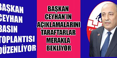 KAHRAMANMARAŞSPOR BAŞKANI FATİH MEHMET CEYHAN SESSİZLİĞİNİ BOZUYOR