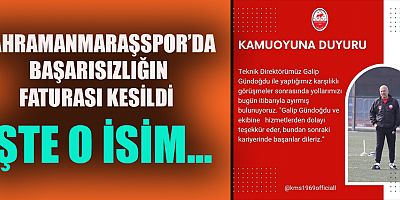 KAHRAMANMARAŞSPOR’DA YAPRAK DÖKÜMÜ
