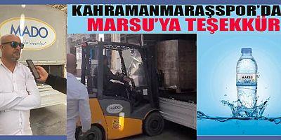 KAHRAMANMARAŞSPOR’DAN MARSU’YA TEŞEKKÜR