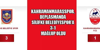 KAHRAMANMARAŞSPOR, DEPLASMANDAN PUANSIZ DÖNÜYOR