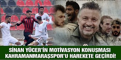 KAHRAMANMARAŞSPOR TEKNİK DİREKTÖRÜ SİNAN YÜCER “BİTMEYECEĞİZ, TÜKENMEYECEĞİZ”