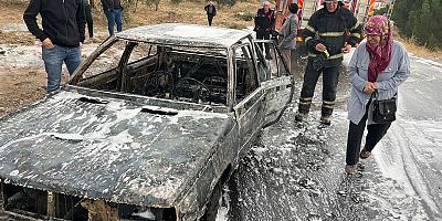 KAHRAMANMARAŞTA OTOMOBİL DEMİR YIĞININA DÖNDÜ 