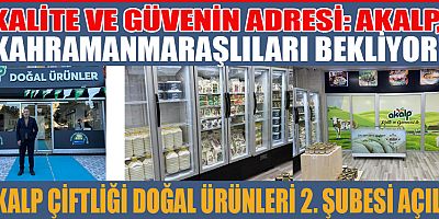 KALİTE VE GÜVENİN ADRESİ: AKALP  ÇİFTLİĞİ DOĞAL ÜRÜNLERİ