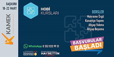 KAMEK’İN YENİ ATÖLYELERİ KATILIMCILARINI BEKLİYOR