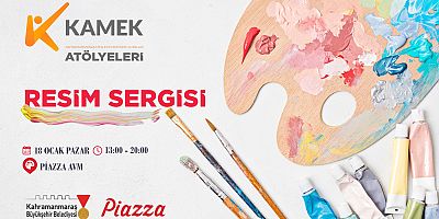 KAMEK’TEN RENKLİ FİNAL YIL SONU RESİM SERGİSİ SANATSEVERLERLE BULUŞUYO