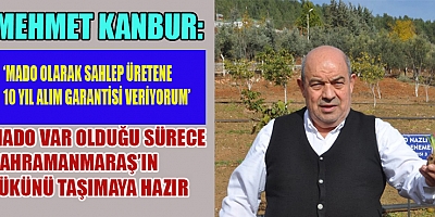 KANBUR, EN İYİ DONDURMAYI YAPACAKSANIZ SAHLEBE İHTİYACINIZ VAR