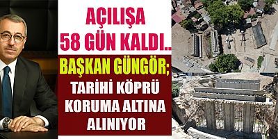 KANLIDERE’NİN YENİ KÖPRÜSÜNDE ÇALIŞMALAR HIZLA İLERLİYOR