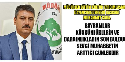 KARA, GÜZEL BİR BAYRAM GEÇİRMENİZ DİLEĞİYLE