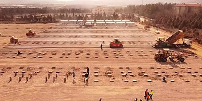 KARACASU KONTEYNER KENTTE İKİNCİ ETAP ÇALIŞMALARI SÜRÜYOR