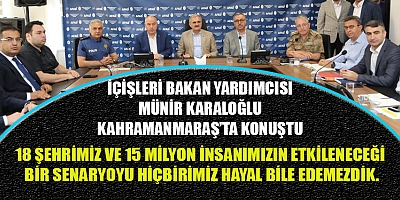 KARALOĞLU: KRİZİ HIZLI ÇÖZEN BU KADAR KENETLENEN DÜNYADA BAŞKA BİR MİLLET YOK