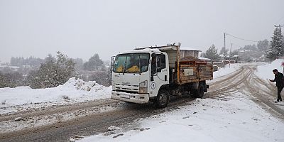 KARLA MÜCADELE ÇALIŞMALARI YOĞUN BİR ŞEKİLDE DEVAM EDİYOR