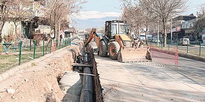 KASKİ TEVFİK KADIOĞLU KÖPRÜLÜ KAVŞAK ALANINDA ALTYAPI ÇALIŞMALARINA BAŞLADI