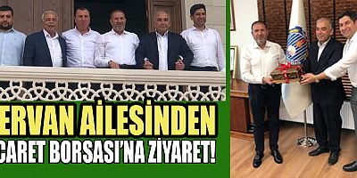 KERVAN AİLESİNDEN  BAŞKAN NARLI’YA “HAYIRLI OLSUN” ZİYARETİ
