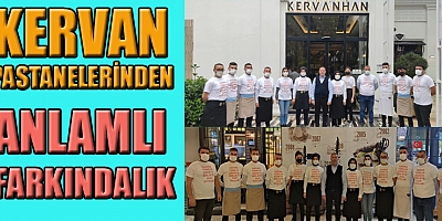 KERVANCILARDAN  “KADINA ŞİDDETE HAYIR”