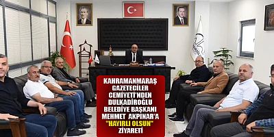  KGC'DEN BAŞKAN AKPINAR'A  ZİYARET