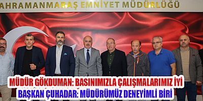 KGCD’DEN EMNİYET MÜDÜRÜ NURETTİN GÖKDUMAN’A ZİYARET