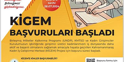 KİGEM BAŞVURULARI BAŞLADI