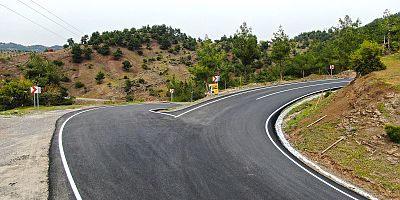 KILAVUZLU – SARIÇUKUR GRUP YOLU YENİLENDİ