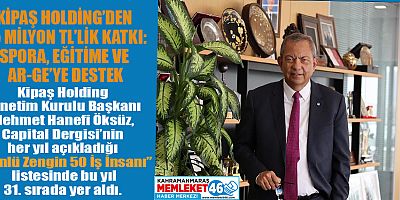 KİPAŞ HOLDİNG, TOPLUMUN KALBİNE DOKUNUYOR: 95 MİLYONLUK DESTEK PAKETİ