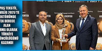 KİPAŞ TEKSTİL, İNOVALİG 2025'TE SEKTÖRÜNDE TEK DERECE ALAN FİRMA OLARAK TÜRKİYE ÜÇÜNCÜLÜĞÜNÜ KAZANDI