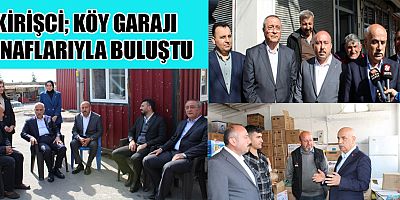 KİRİŞCİ ESNAFLARIMIZLA VATANDAŞLARIMIZLA İSTİŞARE İÇERİSİNDEYİZ