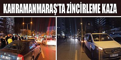 KIRMIZI IŞIKTA BEKLEYEN ARAÇLARA ÇARPTI