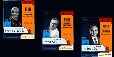 KİTAP FUARI’NDA 3 ÖNEMLİ İSİM SEVENLERİYLE BULUŞACAK