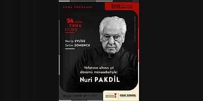KİTAP FUARI’NDA KUDÜS ŞAİRİ NURİ PAKDİL ANILACAK