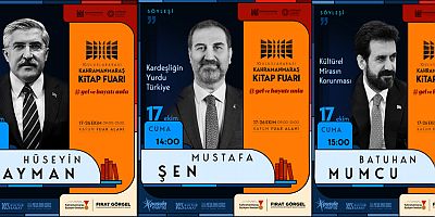 KİTAP FUARI’NIN İLK GÜNÜNDE 3 DEĞERLİ İSİM KÜLTÜR SANAT DOSTLARIYLA BULUŞACAK