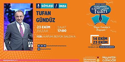 KİTAP FUARI SON GÜNÜNDE USTA İSİMLERİ KONUK EDECEK